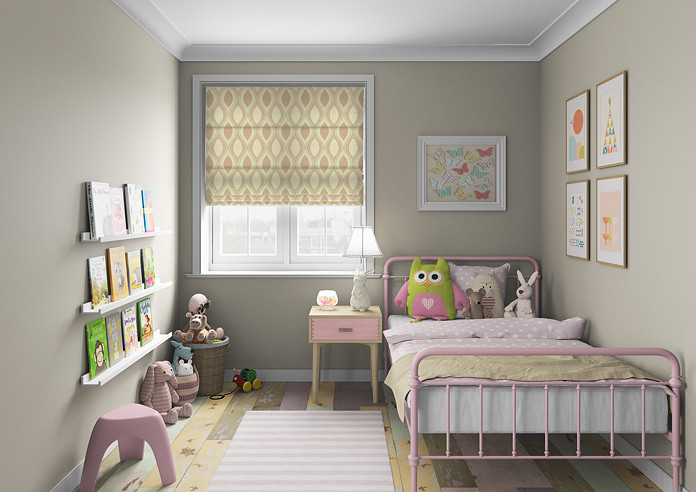 Kasian, Natural - Twist&Fit Roman Blind - Image 5